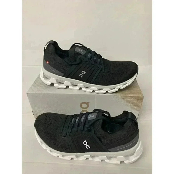 -261 On Cloudswift, All Black, Mens Running Shoes-US 8.5 Mens - Picture 1 of 6